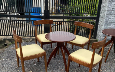 1001+ Mẫu bàn ghế gỗ Cafe đẹp, giá rẻ Hot nhất 2024