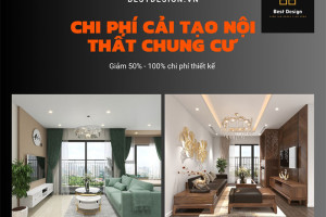 Cải tạo nội thất chung cư trọn gói đẹp, giá tốt tại Hà Nội