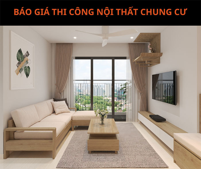 Báo giá thi công nội thất chung cư