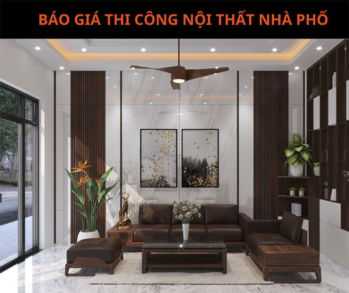 Báo giá thi công nội thất nhà phố