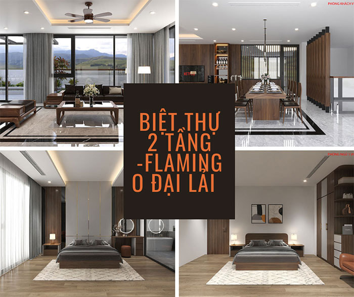 Biệt thự nghỉ dưỡng 2 tầng - Phong cách hiện đại