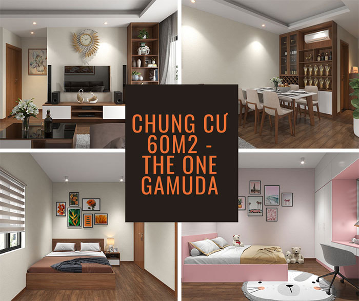 Chung cư 2 PN - The One Gamuda - PC hiện đại