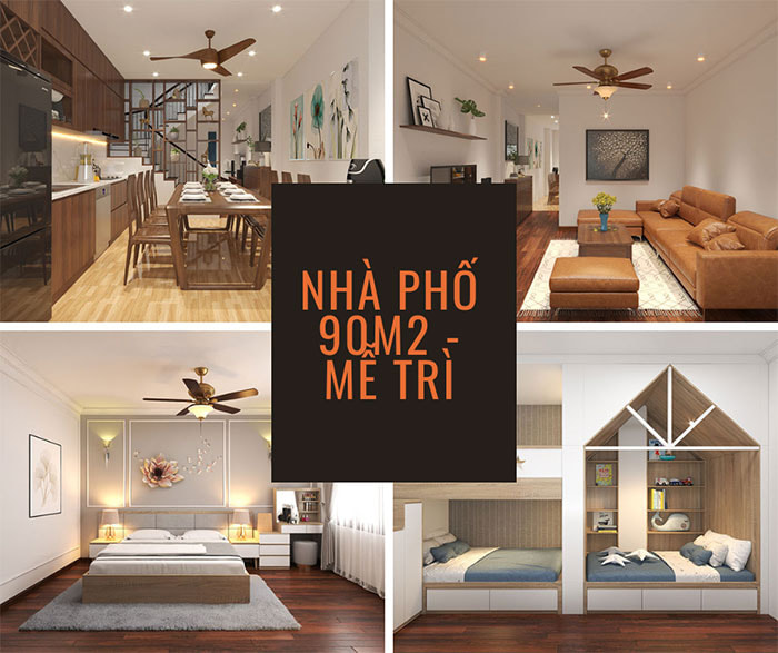 Nhà phố 3 tầng - KĐT Mễ Trì, Hà Nội - PC hiện đại