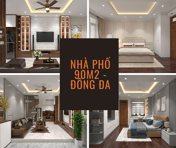 Nhà phố 3 tầng - Quận Đống Đa - PC hiện đại, tân cổ điển