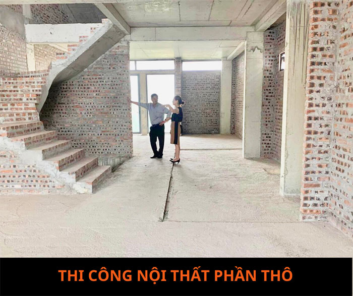 Thi công nội thất phần thô