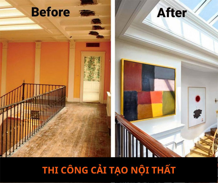 Thi công cải tạo nội thất