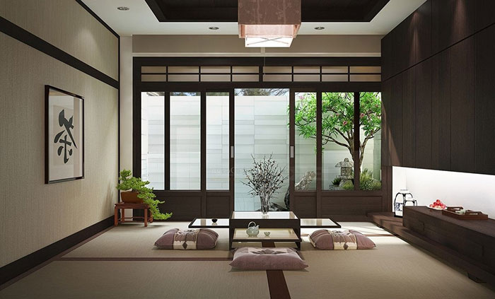 Phòng khách kiểu Nhật