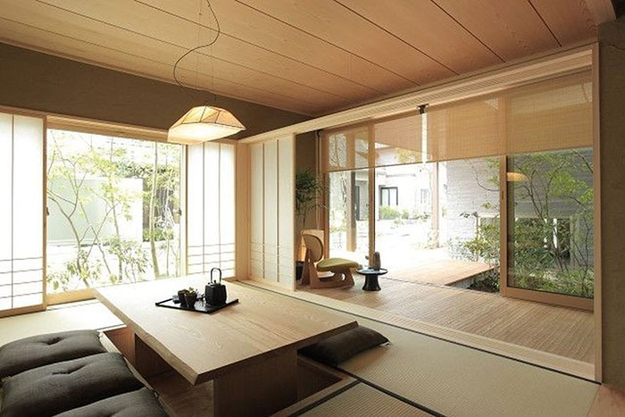 Đỉnh cao của sự tối giản trong phòng khách kiểu Nhật