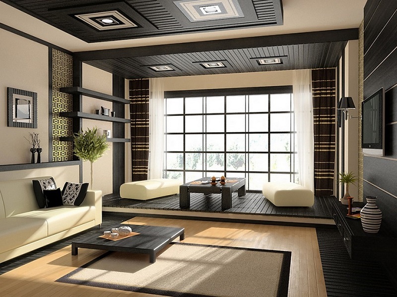 Chung cư sang trọng với thiết kế nội thất phòng khách theo kiểu Nhật