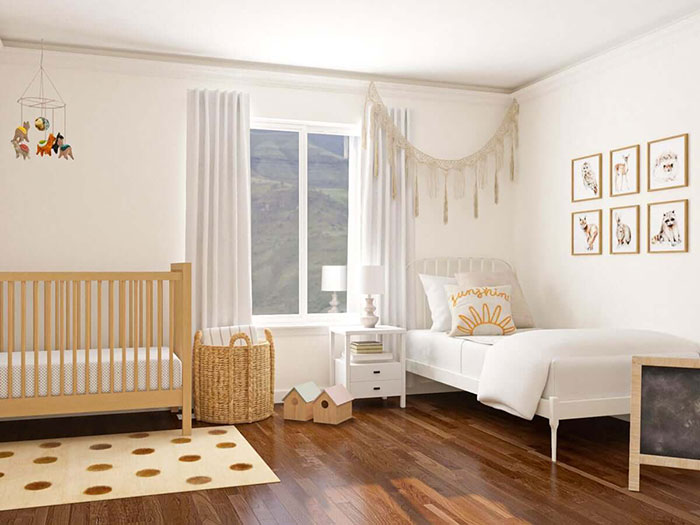 Khi thiết kế phòng ngủ chung cho bố mẹ và con cần lưu ý những gì?