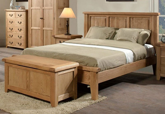 Mẫu thiết kế nội thất phòng ngủ bằng gỗ tự nhiên đẹp, hiện đại