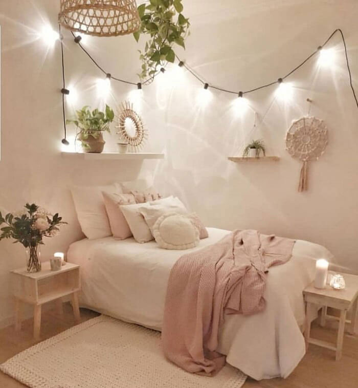 Mẫu trang trí phòng ngủ kiểu hàn quốc đơn giản