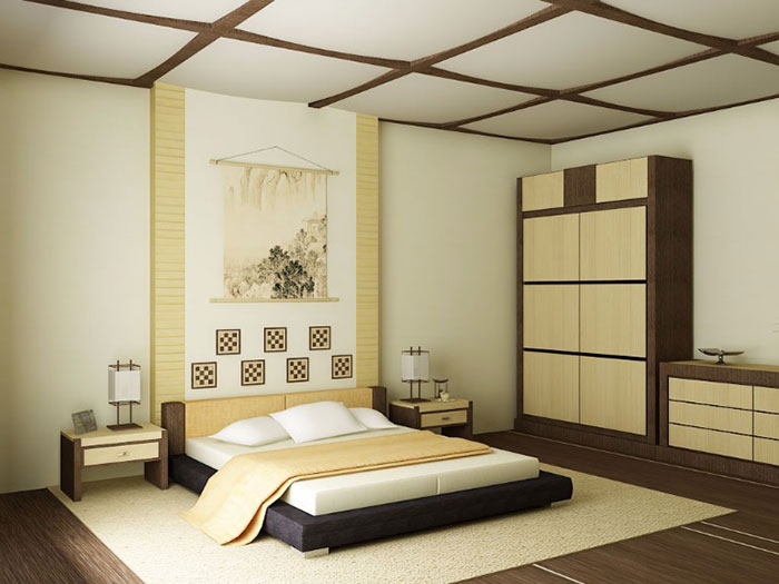 Mẫu 11: Phòng ngủ kiểu Nhật đẹp, hiện đại