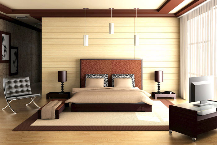 Mẫu 26: Thiết kế phòng khách kiểu Nhật với các đường nét thẳng, vuông vắn