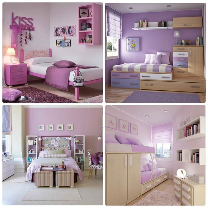 Tổng hợp các mẫu phòng ngủ màu tím đẹp, lãng mạn nhất