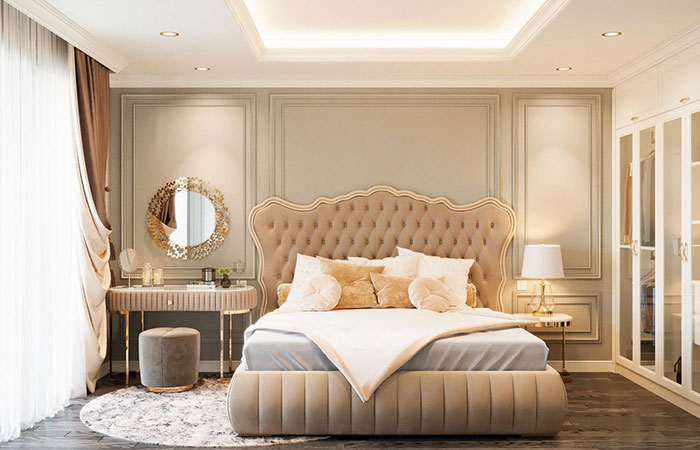 Các không gian phòng ngủ với phong cách châu Âu có tính thẩm mỹ cao