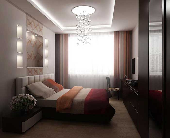 Thiết kế phòng ngủ 12m2 cho vợ chồng 4