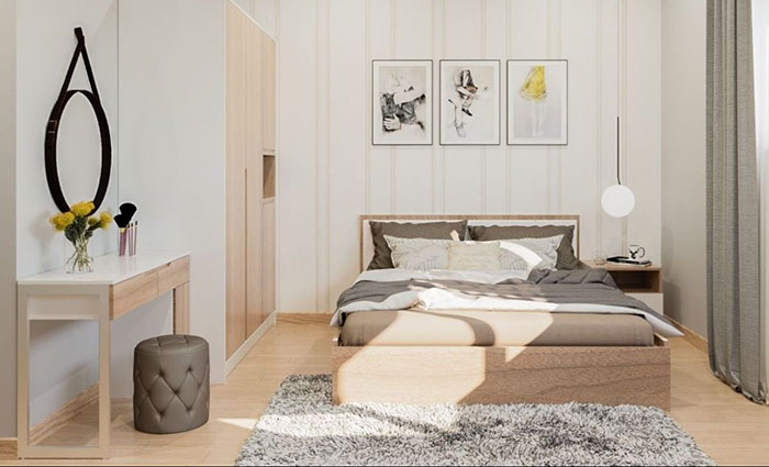 Mẫu trang trí phòng ngủ đơn giản mà đẹp