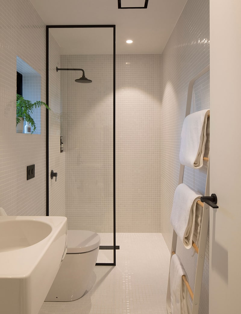 Tối giản đồ nội thất phòng tắm, kiểu dáng đơn giản không cầu kỳ cũng là giải pháp thiết kế cho diện tích nhỏ