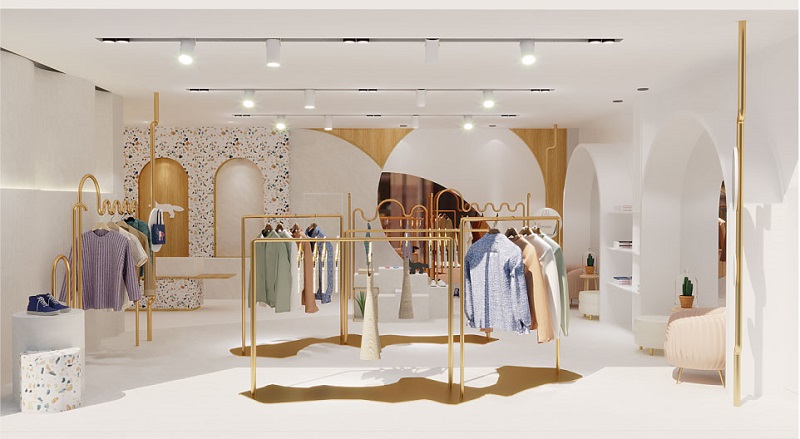 Thiết kế nội thất shop thời trang mang đến sự uy tín cho thương hiệu