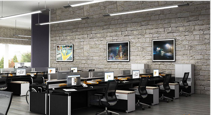 Mẫu văn phòng 60m2 phong cách công nghiệp - mẫu 10