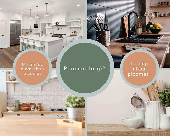 Ưu - nhược điểm của tủ bếp nhựa Picomat