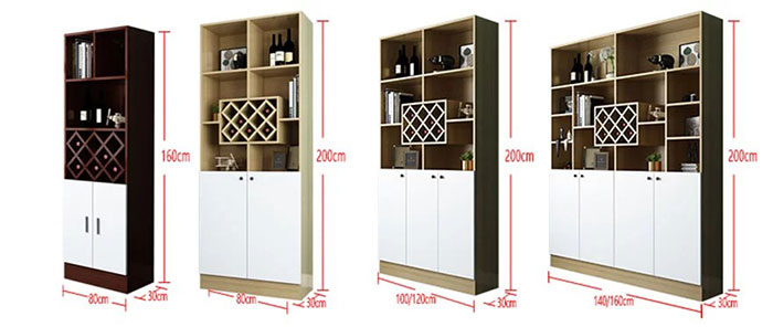 Báo giá tủ rượu gỗ MDF