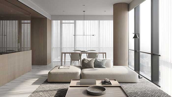 mẫu thiết kế nội thất với phong cách tối giản Minimalism