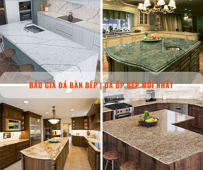 Báo giá đá bàn bếp, đá ốp bếp mới nhất 2024