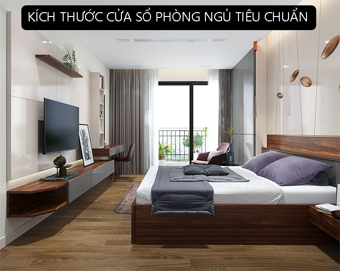 Kích thước cửa sổ phòng ngủ như thế nào?