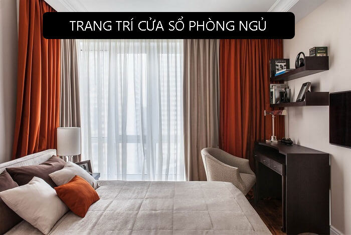 Cách trang trí cửa sổ phòng ngủ