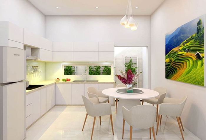 Ưu tiên sử dụng các gam màu sáng